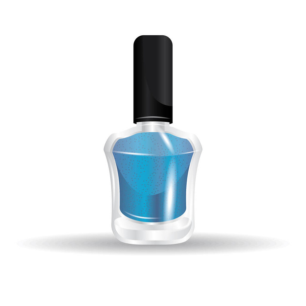nail polish icon vector illustration - Vetor, Imagem