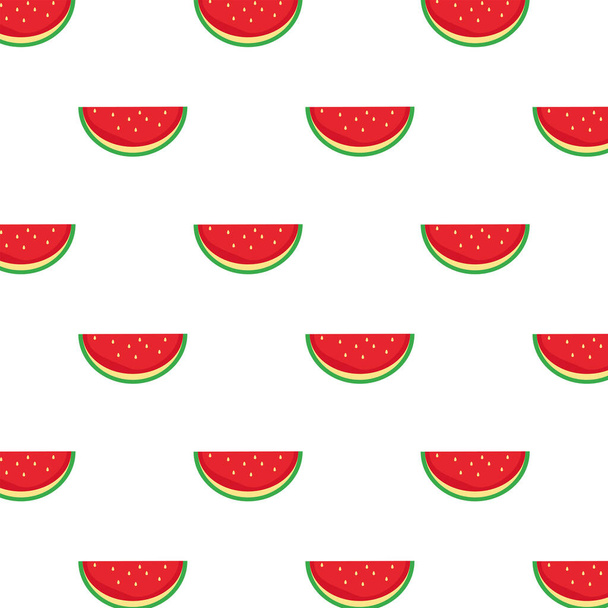 watermelons fresh delicious fruits pattern background - Вектор, зображення