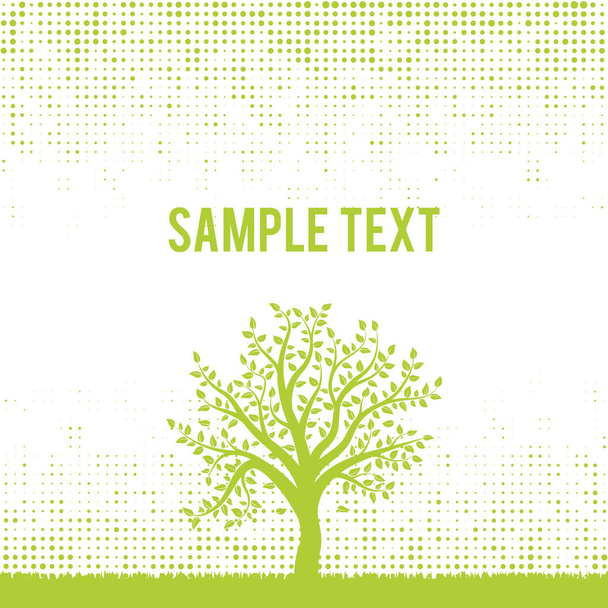 modern graphic icon vector illustration of tree - Вектор,изображение