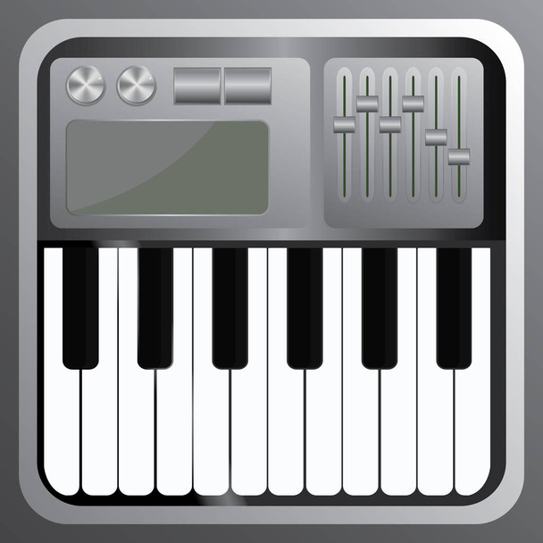 music icon vector illustration - Вектор, зображення