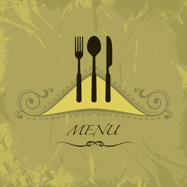 ročník restaurace menu - Vektor, obrázek