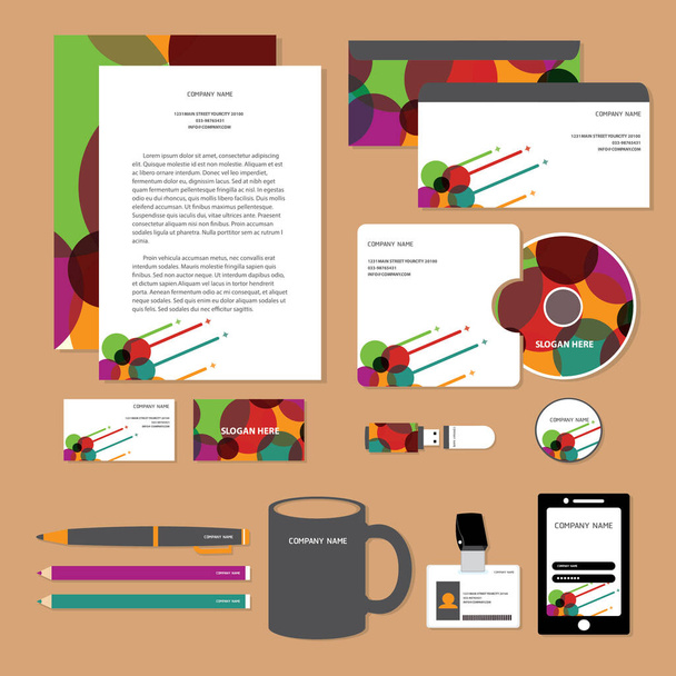 cover business brochure vector design - Vector, Imagen