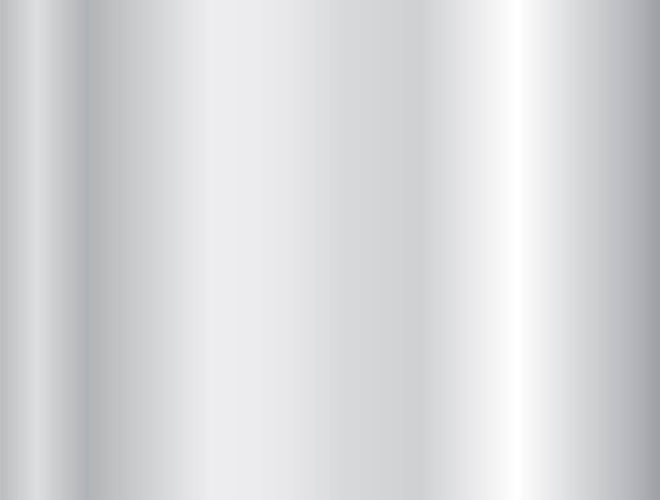 Srebrny gradientowy tło tekstura metaliczny wektor ilustracja. Realistyczny abstrakcyjny design bez szwu na ramę, wstążkę, baner, pajęczynę, monetę i etykietę. Elegancki wzór światła i blasku - Wektor, obraz