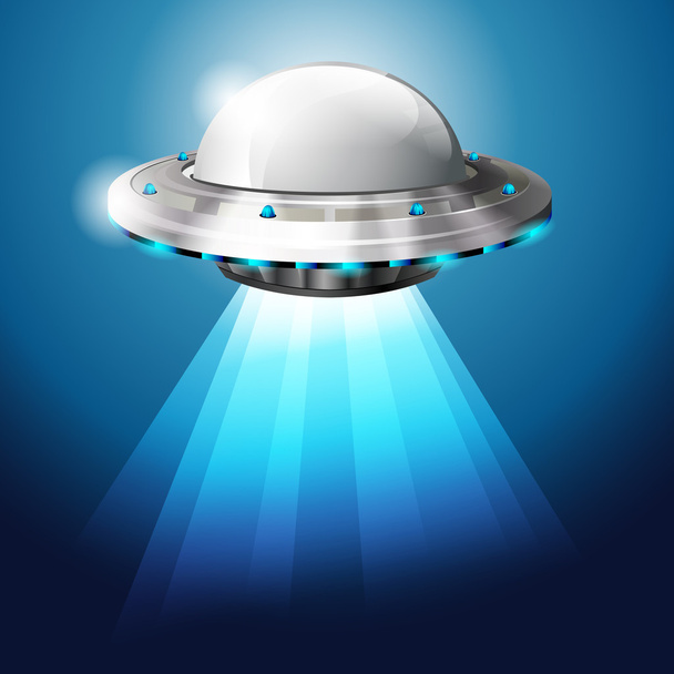 Unidentified flying object - UFO - Vector, afbeelding