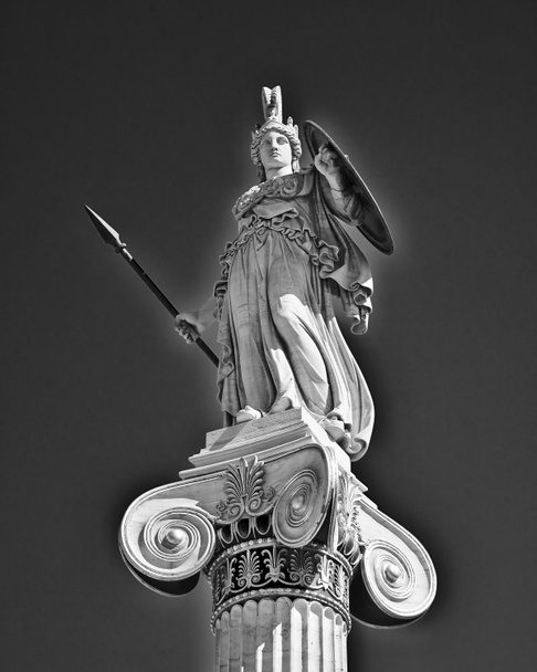az ATHENA a ókori görög istennője bölcsesség és tudomány - Fotó, kép