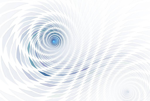 abstracte fractal achtergrond met witte concentrische cirkels - Foto, afbeelding