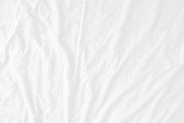 Abstrakti rakenne valkoinen kangas tausta pehmeitä aaltoja - Valokuva, kuva