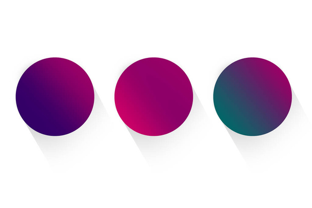 Abstract violet verloop banner kleur sjabloon ontwerp witte achtergrond - Foto, afbeelding