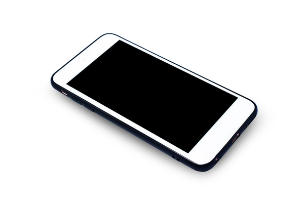 Telefon komórkowy na białym tle technologii, Telefon komórkowy - Zdjęcie, obraz