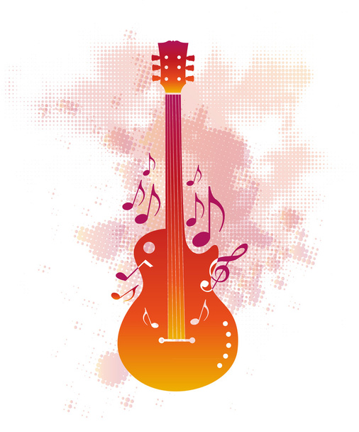 Abstract musical background - Vector, afbeelding