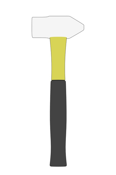 Cartoon image of hammer tool - Photo, Image