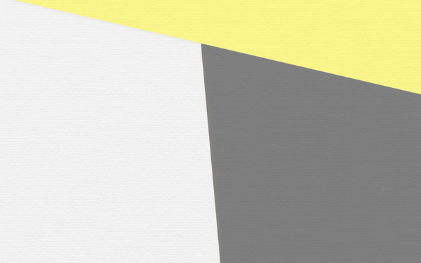 Abstract zacht geel grijs en wit papier textuur achtergrond met pastel en vintage stijl. - Foto, afbeelding