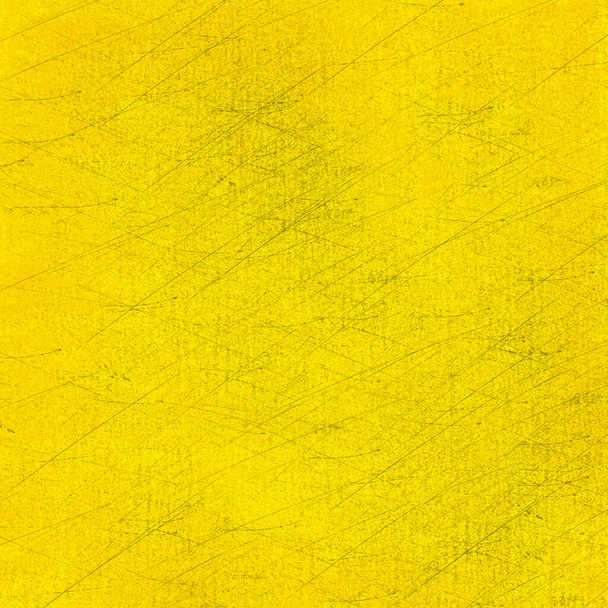 Grunge yellow scratches background texture - Фото, изображение