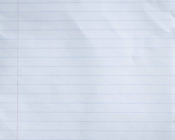 white paper notebook texture background. texture of letter sheet - Foto, Bild