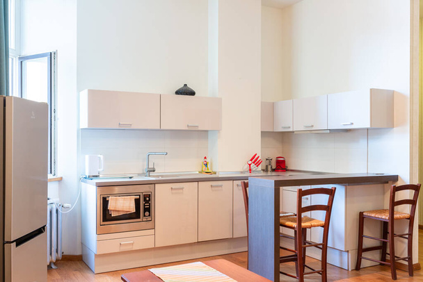 Moderne stilvolle Kücheneinrichtung - Foto, Bild