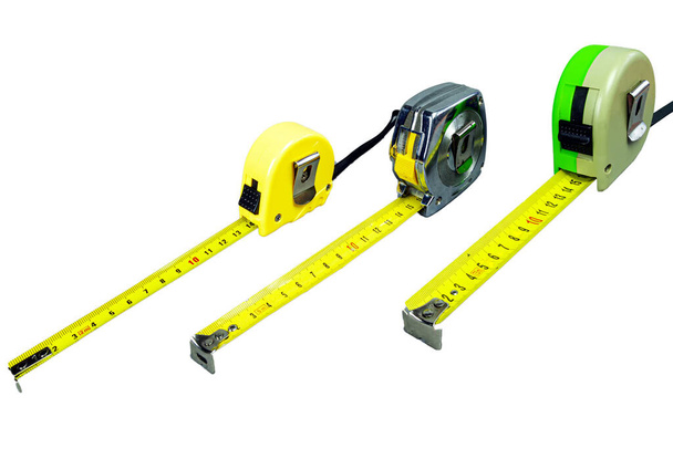 Tre diversi strumenti di misura della lunghezza - Foto, immagini