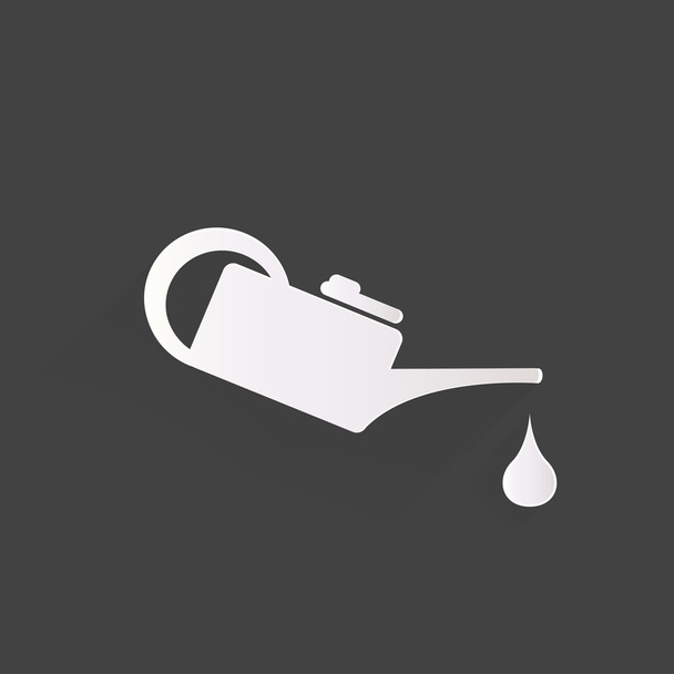 εικονίδιο λιπαντήρας πετρελαίου - Διάνυσμα, εικόνα