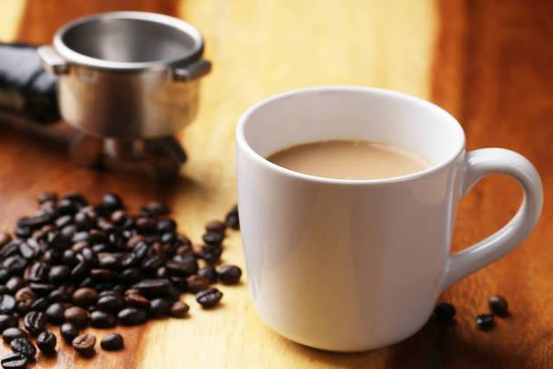 Cup of hot coffee ,Espresso - Фото, изображение