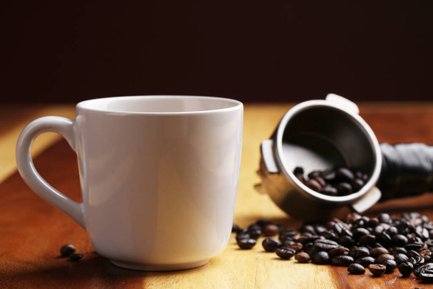 Cup of hot coffee ,Espresso - Zdjęcie, obraz