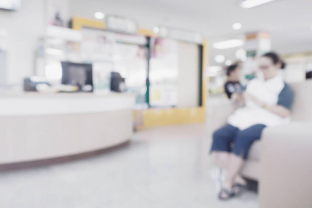 Абстрактная больничная медицинская счетчик внутреннее размытие для фона - Фото, изображение