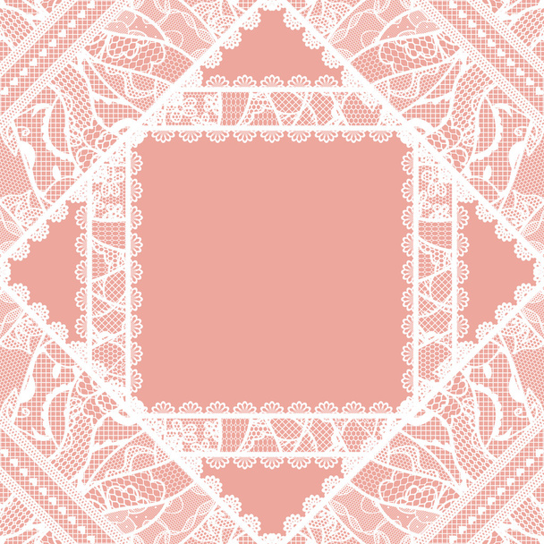 Lacy vintage background. - Vector, Image