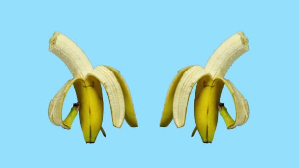 Animované časové záběry snězeného banánu  - Záběry, video