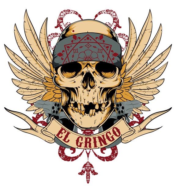 El gringo - Διάνυσμα, εικόνα