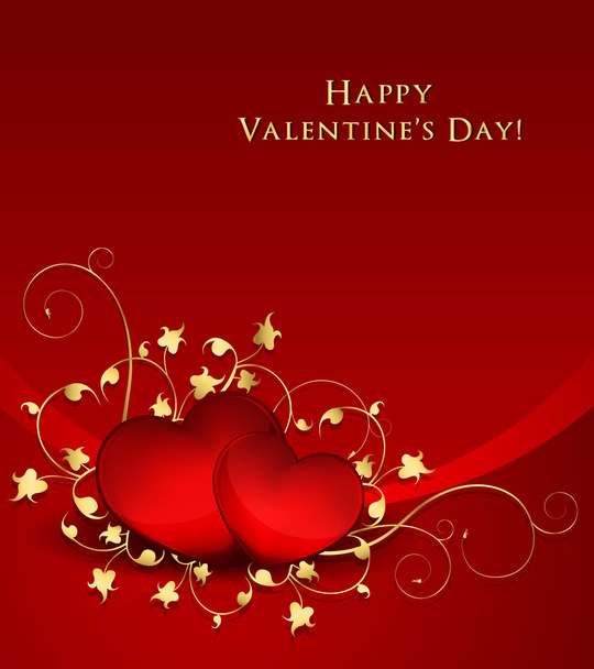 Fondo elegante día de San Valentín
 - Vector, Imagen