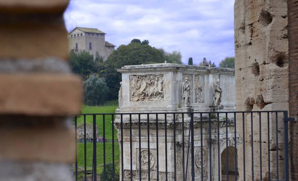 Landmarks of Rome. Italy. Coliseum. The Vatican. - Photo, Image