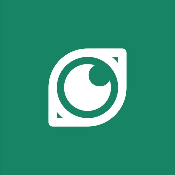 Eye sight start up elemento icone logo aziendale - Vettoriali, immagini