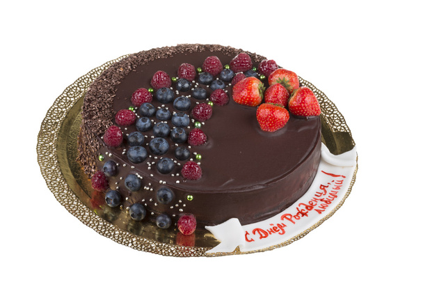 チョコレートのムースケーキ - 写真・画像