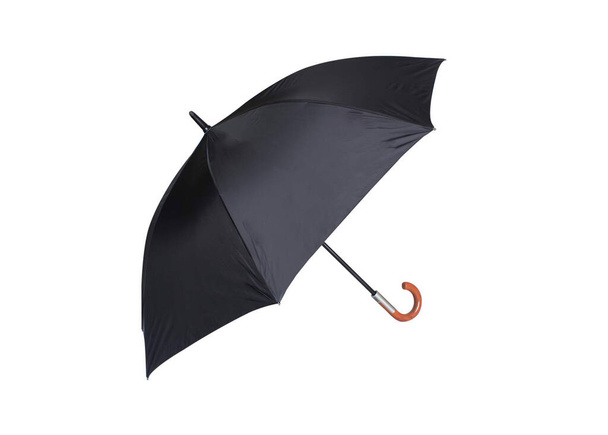 Захист від дощу чорною парасолькою
 - Фото, зображення
