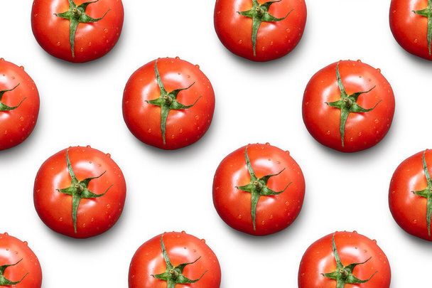 Modèle de tomate isolé sur fond blanc. - Photo, image