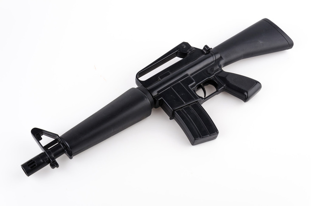 чорний пістолет пластикові
 - Фото, зображення