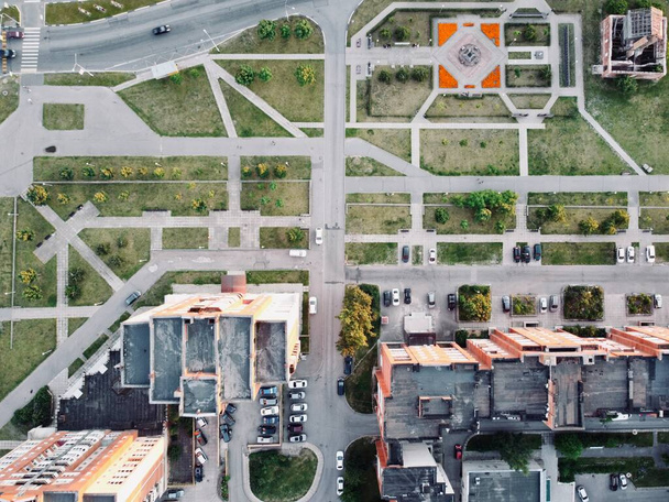 Sosnovy Bor, Leningrad Region, Russia. Aerial photo - Photo, image