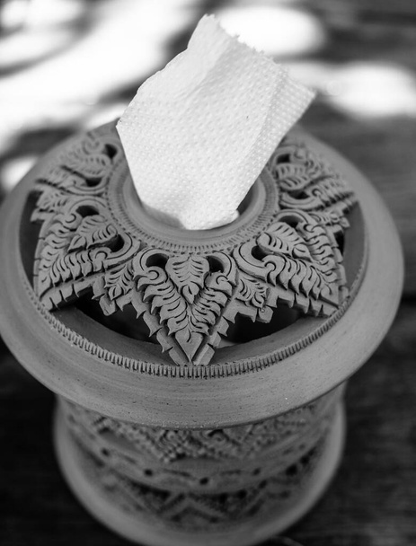 Традиційна прекрасна кераміка в Ко Кре Таїланд. - Фото, зображення