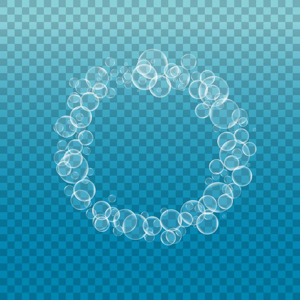 Шаблон дизайну бульбашкової води Векторні ілюстрації
 - Вектор, зображення