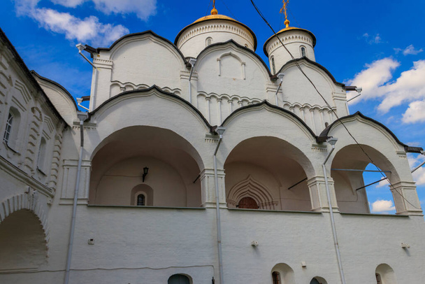 Intervenční katedrála přímluvy (Pokrovský) klášter v Suzdalu, Rusko. Zlatý prsten Ruska - Fotografie, Obrázek