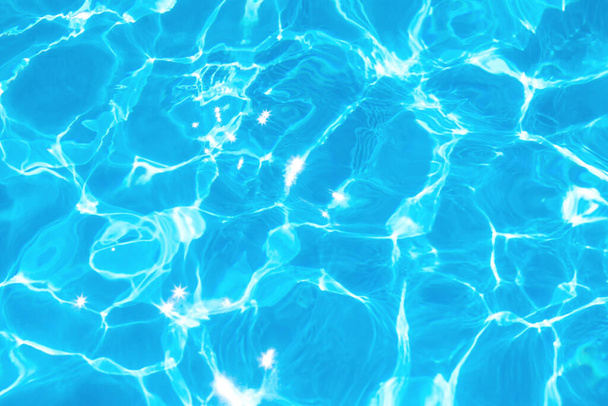 miętowy niebieski kolorowe przezroczyste wody powierzchni tekstury  - Zdjęcie, obraz