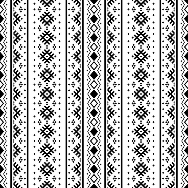 Traditionelle Textur Design aus nahtlosen ethnischen Muster Design Hintergrundvektor - Vektor, Bild