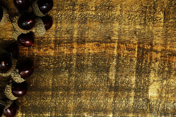 Dark wooden grunge texture background - Photo, image