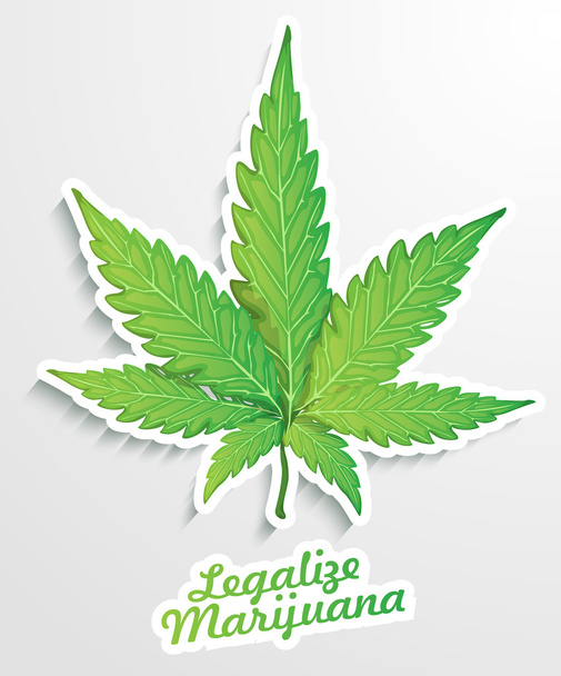 Легализация марихуаны
 - Вектор,изображение
