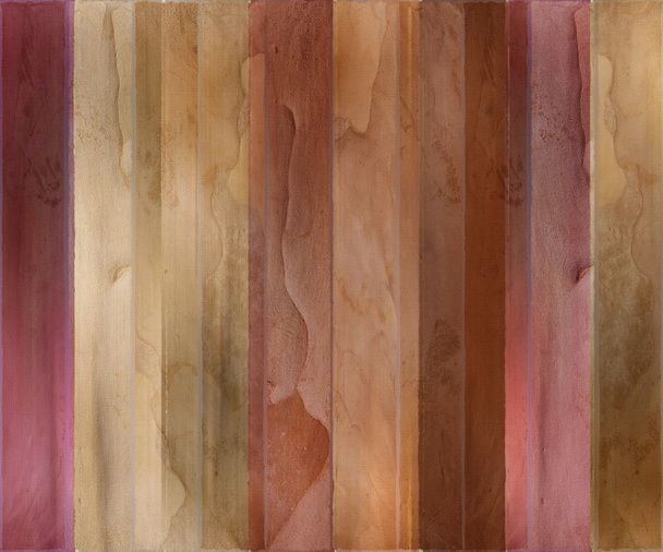 guawa, drewna i akwarela teksturowanej tło paski - Zdjęcie, obraz