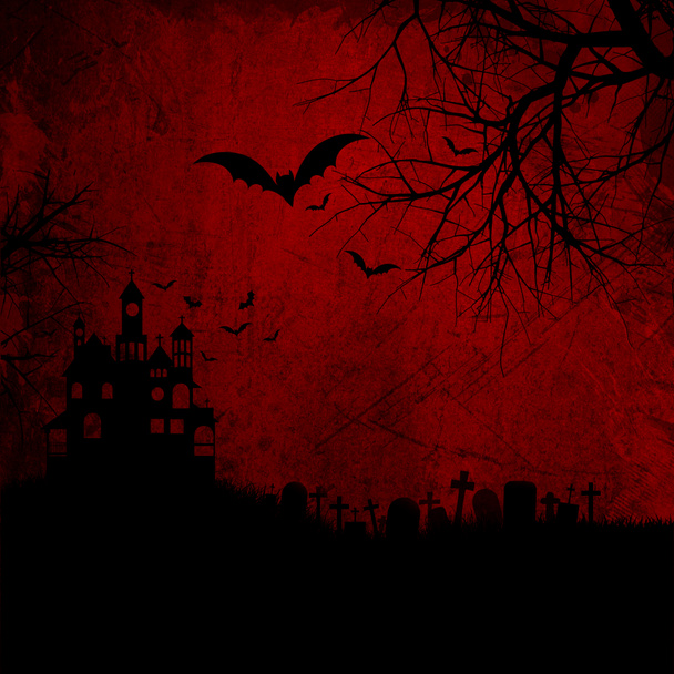 Grunge halloween achtergrond - Foto, afbeelding