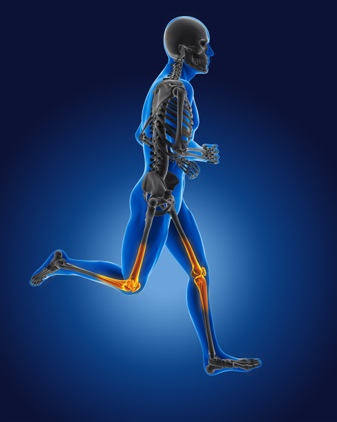 3D біг медичний чоловік
 - Фото, зображення