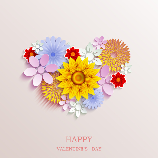 Vector valentines day background - Vector, Image