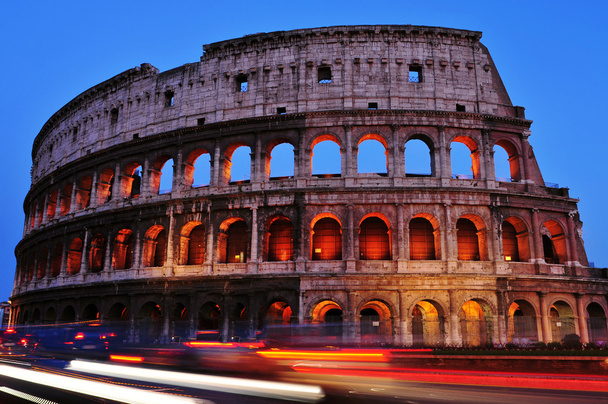 Αμφιθέατρο Φλαβίων ή το Κολοσσαίο στη Ρώμη, Ιταλία - Φωτογραφία, εικόνα