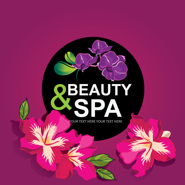 Icon design, spa and beauty. - Διάνυσμα, εικόνα