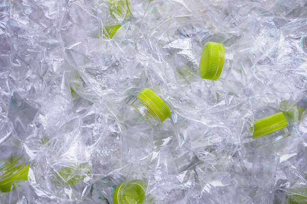 botellas de plástico reciclar concepto de fondo - Foto, Imagen