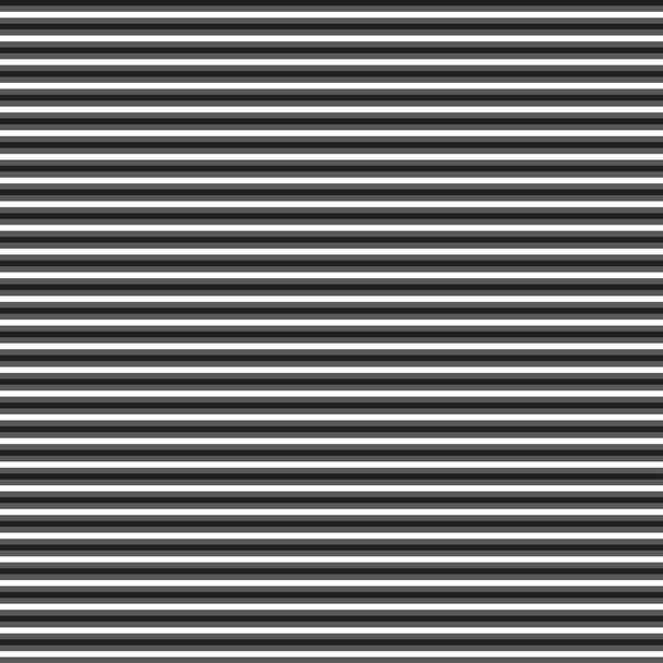 Schwarz-weiß Horizontal gestreifte nahtlose Muster Hintergrund geeignet für Modetextilien, Grafiken - Vektor, Bild